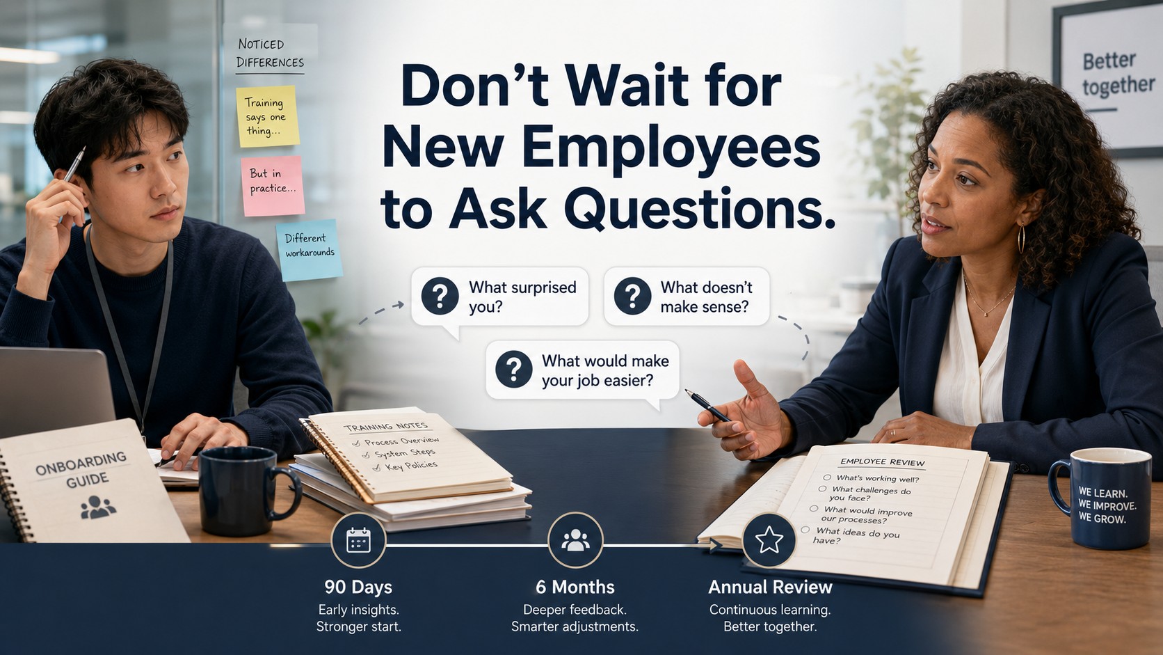 Banner for Don’t Wait for New Employees to Ask Questions