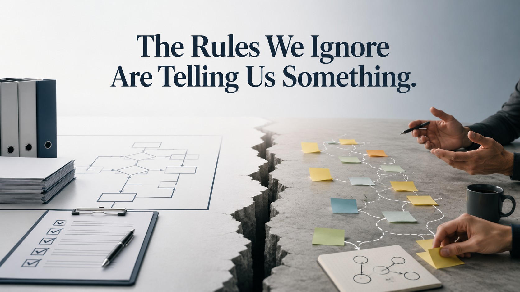 Banner for The Rules We Ignore Are Telling Us Something